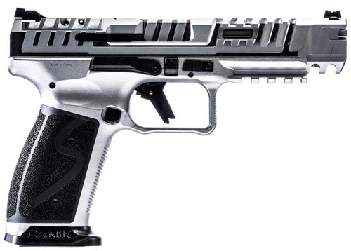 CANIK SFx RIVAL-S 9MM 5", SS FRAME, CHROME, 18RD