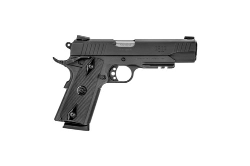 Taurus 1911 .45 ACP Full-Size Matte Black Pistol, SAO, 5.0", 8RD