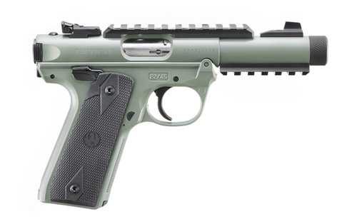 Ruger Mark IV 22/45 Lite Elite Jungle Cerakote, 4.4" Threaded, .22 LR Pistol, 10RD