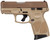 Taurus G3C 9MM Compact 3.2" Tan/Coyote, 10+1, MS, (MA Compliant)