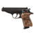Walther PP Walnut .380 ACP 3.90", Semi-Auto Pistol, 7RD