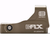 EOTECH EFLX Pistol Optic Tan, 6 MOA Red Dot, Delta Point Pro Footprint,