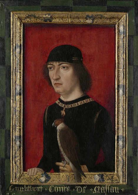 Portrait of Engelbert II, Count of Nassau (c. 1480 - c. 1490) by Master of the Portraits of Princes Art Print Download
