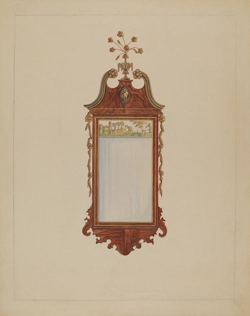 Hepplewhite Mirror (1935-1942) by Nicholas Gorid Art Print Download