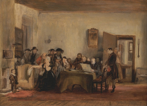 Sketch for The Reading of a Will by Sir David Wilkie Art Print Download