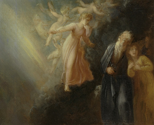 Prospero, Miranda and Ariel, from The Tempest, Act I, scene ii (1799) by Thomas Stothard Art Print Download