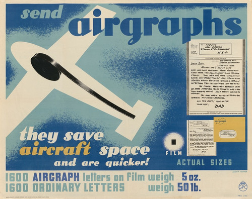 Send Airgraphs  They Save Aircraft Space and are Quicker! by Austin Cooper Art Print Download