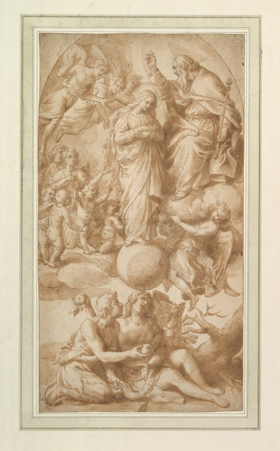 Allegory of the Immaculate Conception with the Fall of Man (15781649) by Alessandro Turchi Art Print Download