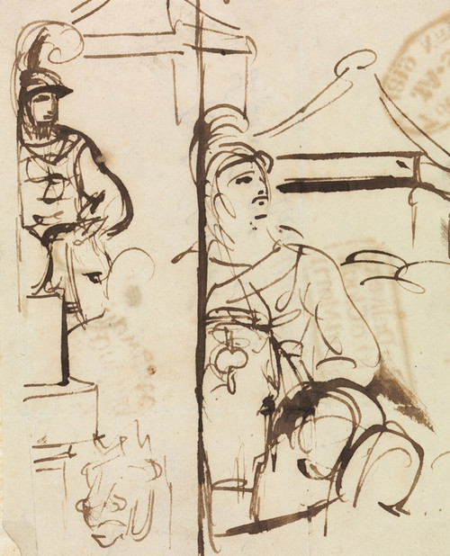 Compositional Study of Soldiers by Benjamin Robert Haydon Art Print Download