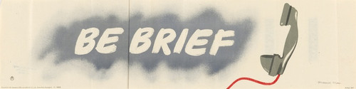 Digital Print - Be Brief by Maurice Man
