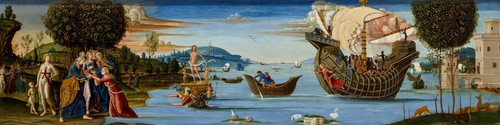 Digital Print - The Beloved of Enalus Sacrificed to Poseidon and Spared by Bernardino Fungai