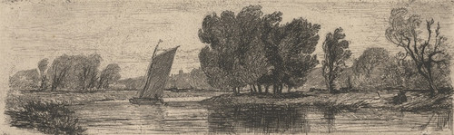 Digital Print - River Scene, Aldercar by Miles Edmund Cotman
