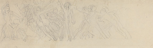 Digital Print - Antique Battle Scene by John Flaxman