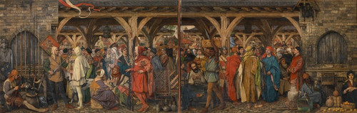 Digital Print - The Annual Fair by Albert Frans Lieven De Vriendt