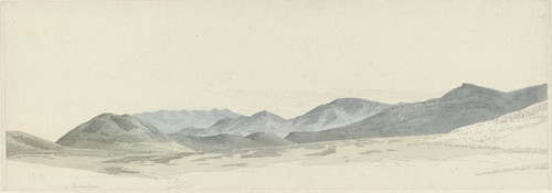 Digital Print - Mountain Landscape at Tusculum by Josephus Augustus Knip