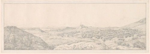 Digital Print - Panorama toward Athens from the Garden of Aphrodite by Joseph Thrmer