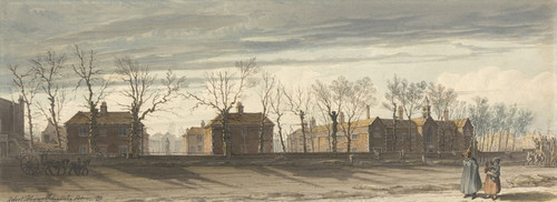 Digital Print - The Fishmonger's Almhouses, Newington Butts, London by Robert Bremmel Schnebbelie