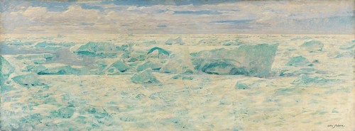 Digital Print - Ice Floes in the Arctic Ocean by Otto Sinding