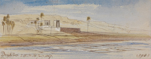 Digital Print - Dendour, 2-15 pm, 31 Janaury 1867 by Edward Lear