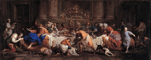 Digital Print - Dinner at the House of the Pharisee by Maria Felice Tibaldi