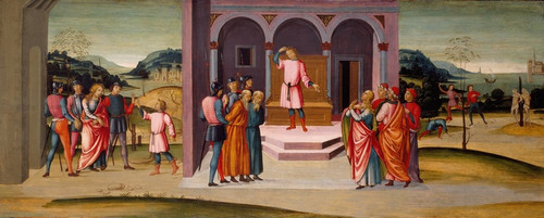 Digital Print - Daniel Saving Susanna, the Judgment of Daniel, and the Execution of the Elders by Master of Apollo and Daphne
