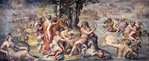 Digital Print - The first fruits from earth offered to Saturn by Giorgio Vasari