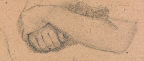 Digital Print - Arms of the Girl Standing in the Center by Sir David Wilkie