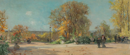 Digital Print - La terrasse du lyce Michelet by Pierre Vauthier