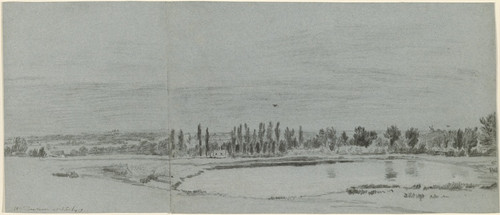 Digital Print - Extensive Landscape with a Pond by William Turner of Oxford