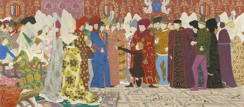 Digital Print - Her Appeal to the Dauphin (Joan of Arc series - II) by Louis Maurice Boutet de Monvel