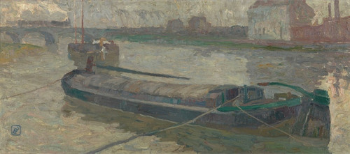 Digital Print - View of the Stropbrug in Ghent by Gustave De Smet