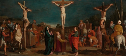 Digital Print - Crucifixion With Thieves by Bartolomeo Carducci
