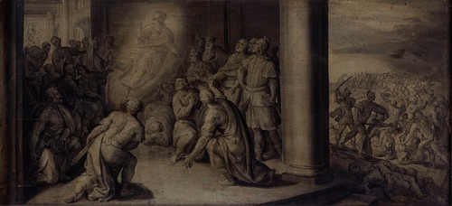 Digital Print - Saint Luke Appearing at the Curch of Our Lady in Tripoli by Maerten De Vos