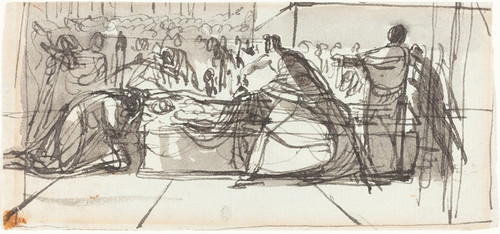 Digital Print - The Laying Out of Christ by Sir George Hayter