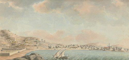 Digital Print - Harbour Town Surrounded by Windmills by Willey Reveley