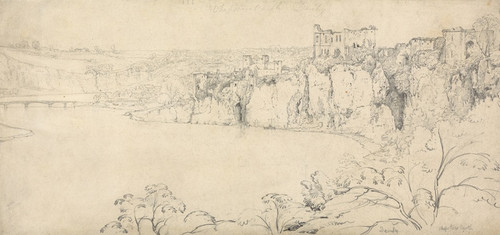 Digital Print - Chepstow Castle on the Wye by Francis Danby