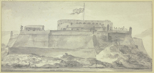 Digital Print - Castel del Nuovo zu Neapel by Jan Wils