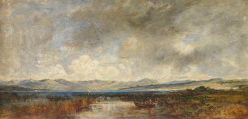 Digital Print - Am Chiemsee by Eduard Schleich The Elder