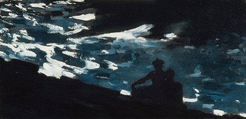 Digital Print - Moonlight on the Water by Winslow Homer