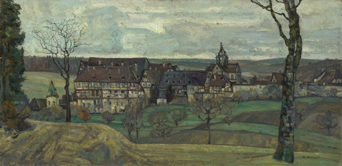 Digital Print - Kloster Bebenhausen bei Tbingen by Adolf Hlzel