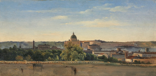 Digital Print - View of Rome by Pierre-Henri de Valenciennes