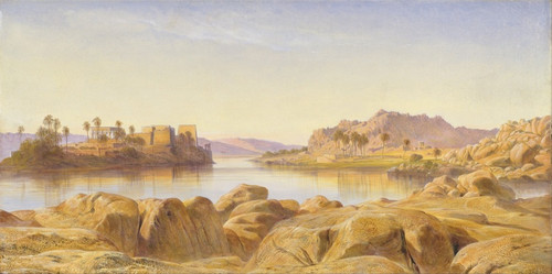 Digital Print - Philae, Egypt by Edward Lear