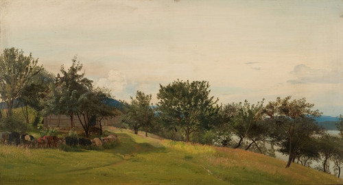 Digital Print - Nsthaug, Kvinnherred by Amaldus Nielsen