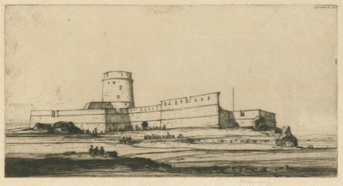 Digital Print - The Turkish Fort by David Young Cameron