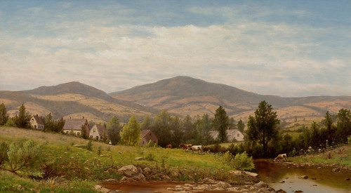 Digital Print - View Near Williamstown, Berkshire County, Massachusetts by Charles W. Knapp