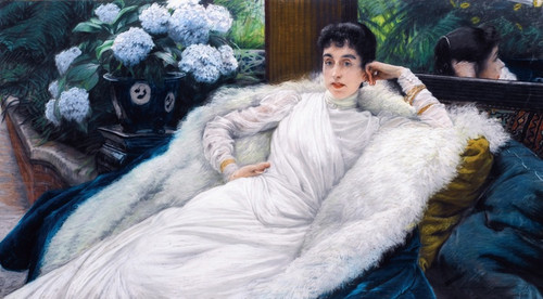 Digital Print - Clotilde Briatte, Comtesse Pillet-Will by James Tissot
