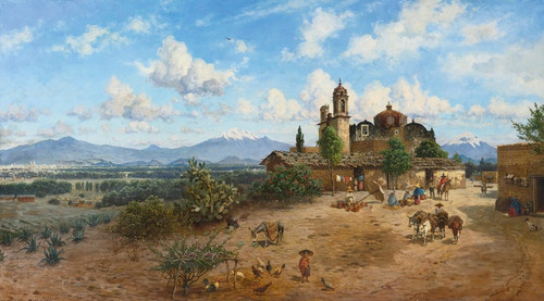 Digital Print - El Valle De Mxico by August Lhr