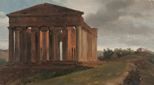 Digital Print - A Temple in Agrigento, Sicily by Gustaf Sderberg Digital Print - A Temple in Agrigento, Sicily by Gustaf Sderberg