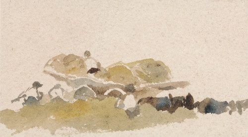 Digital Print - Loading a Haywain by Peter DeWint