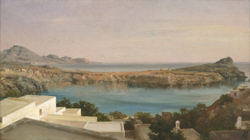 Digital Print - Lindos, Rhodes by Frederic Leighton